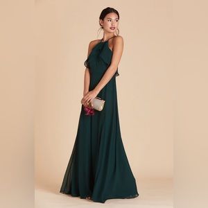 Emerald Floor-length Dress - Never Worn - Birdy Grey